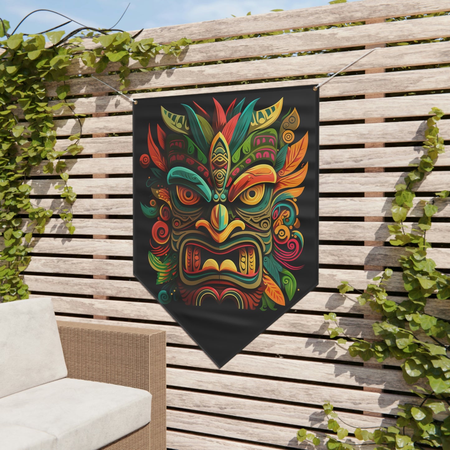 Horn Tiki Pennant Banner