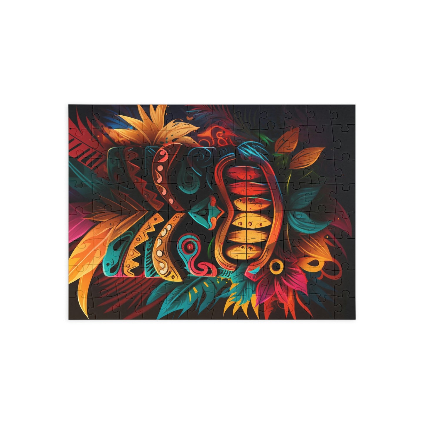 Feathered Tiki Puzzle (96, 252, 500, 1000-Piece)