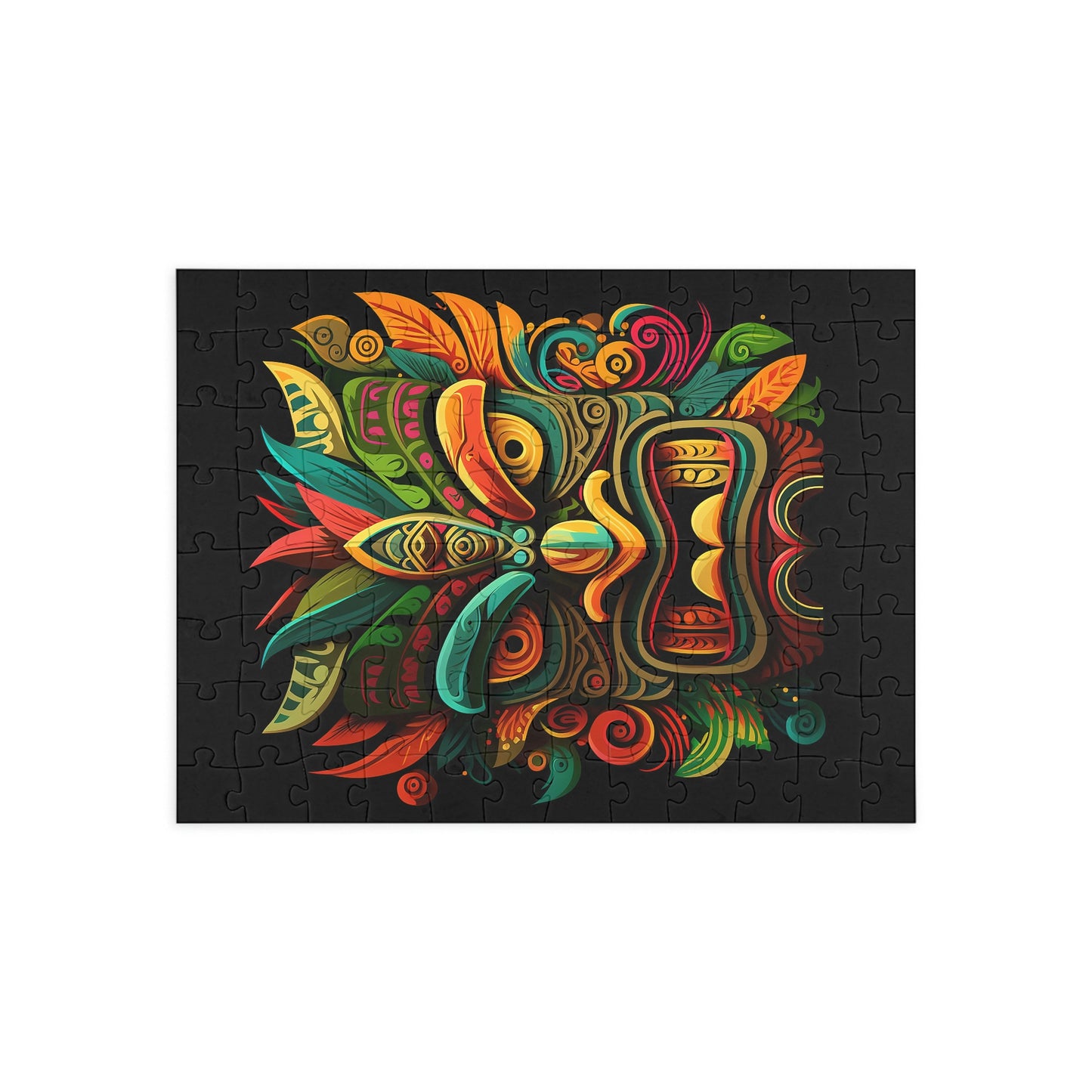 Horn Tiki Puzzle (96, 252, 500, 1000-Piece)