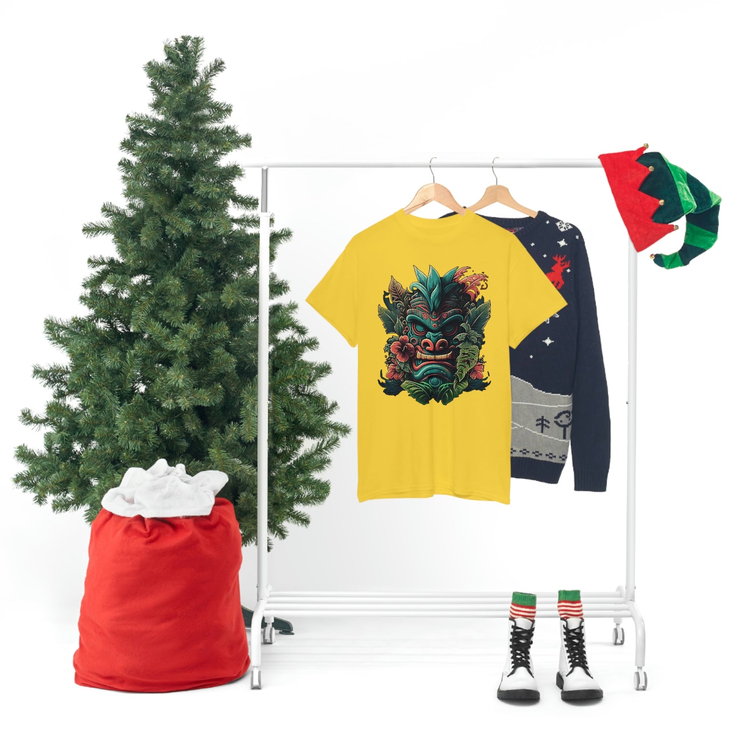Green Tiki Unisex Heavy Cotton Tee