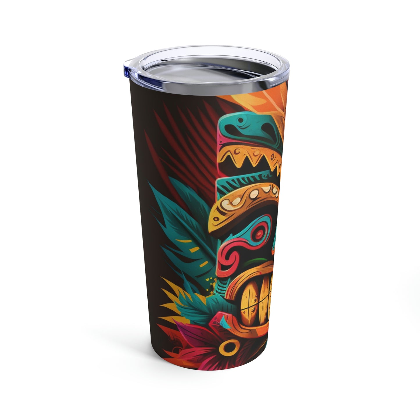 Feathered Tiki Tumbler 20oz
