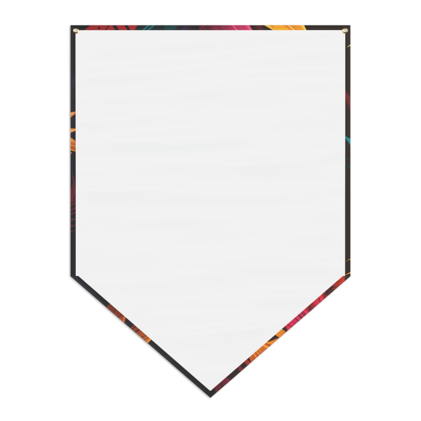 Feathered Tiki Pennant Banner