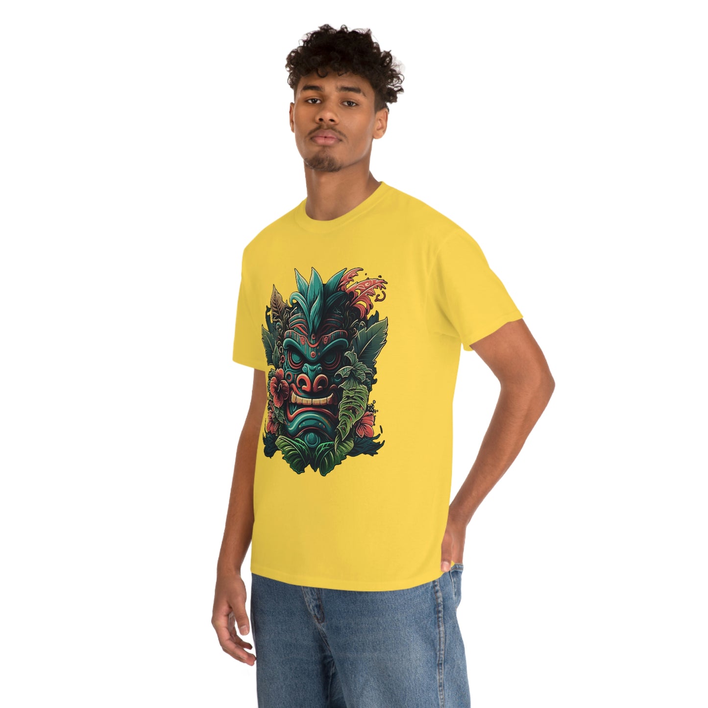 Green Tiki Unisex Heavy Cotton Tee