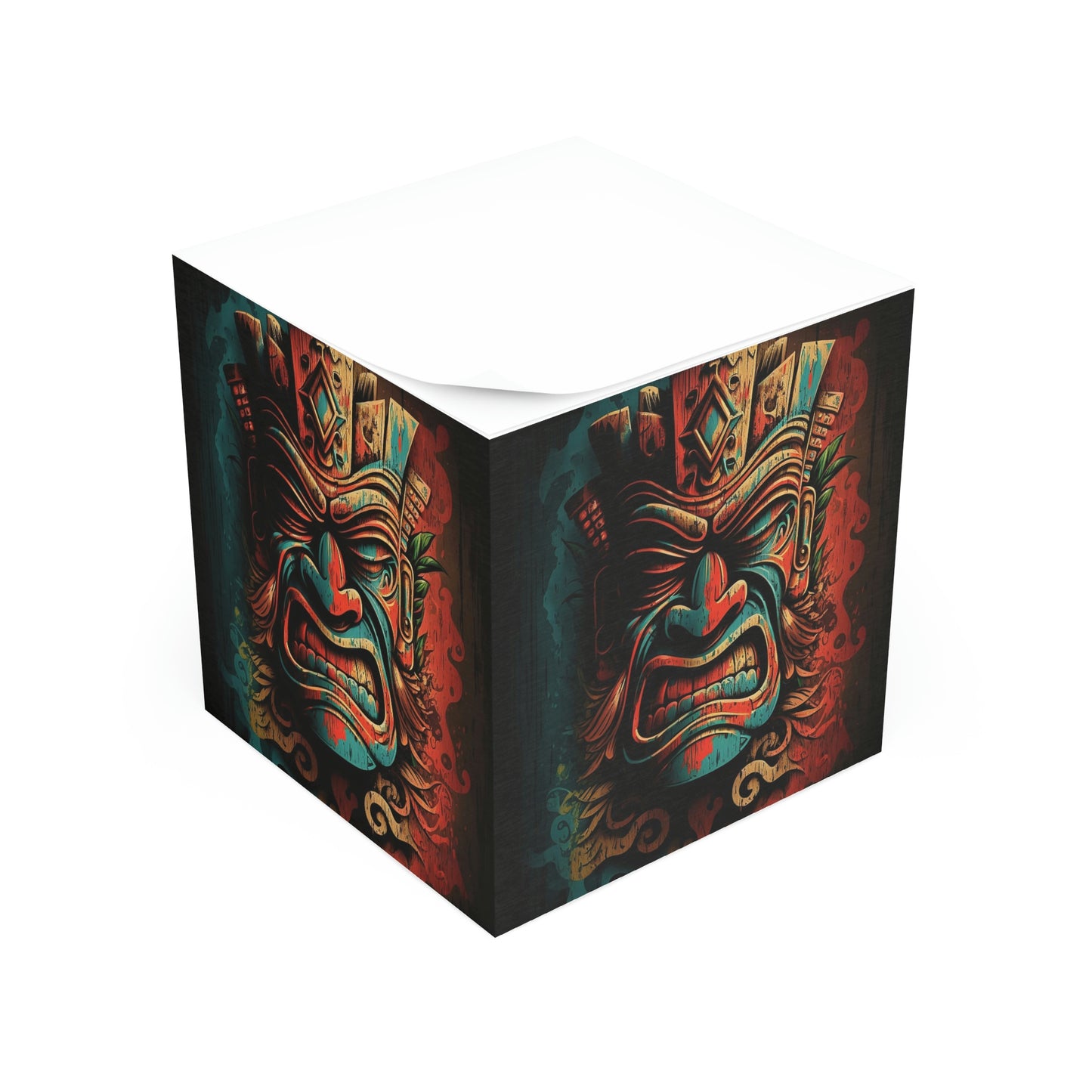Angry Tiki Note Cube