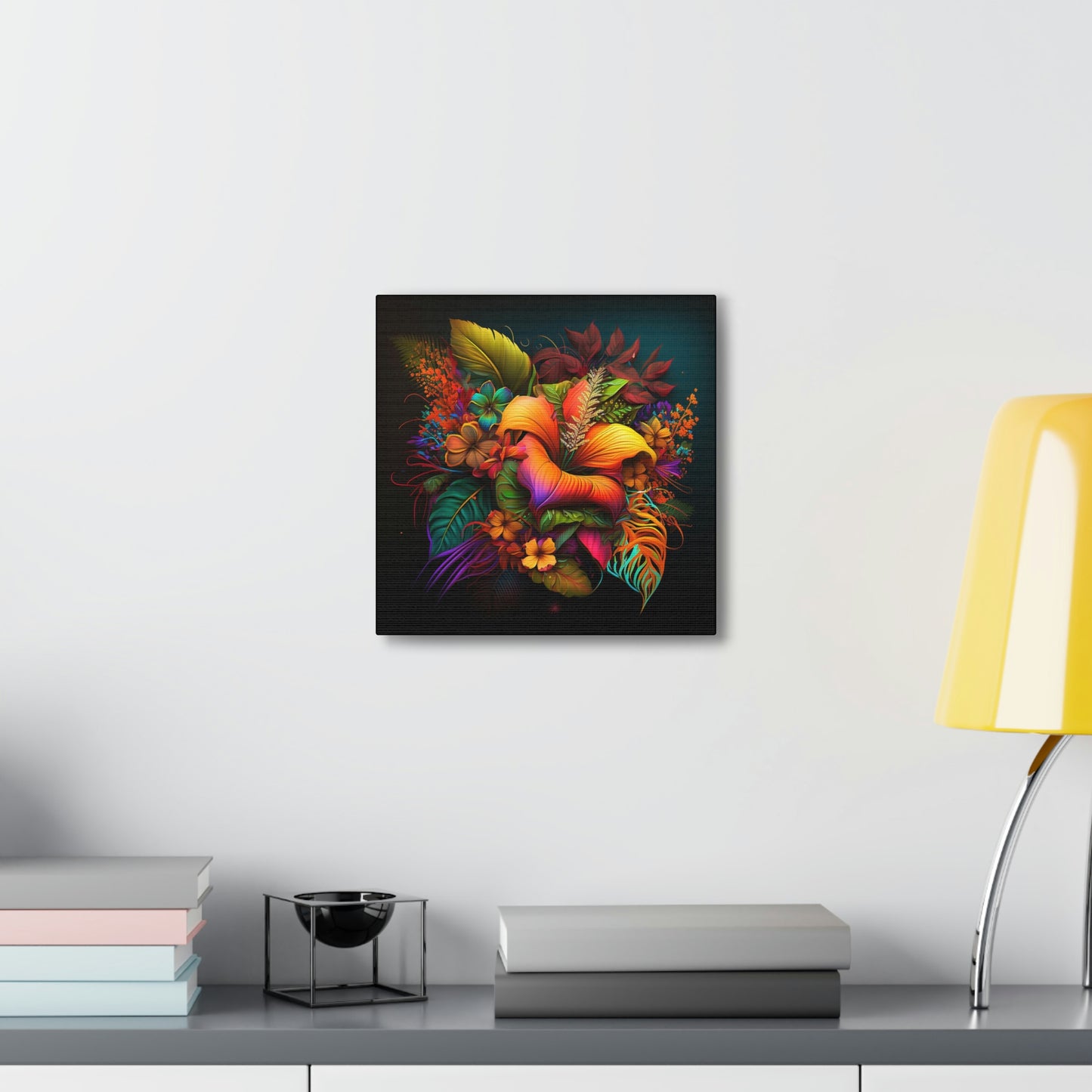 Polynesian Flowers Canvas Gallery Wraps