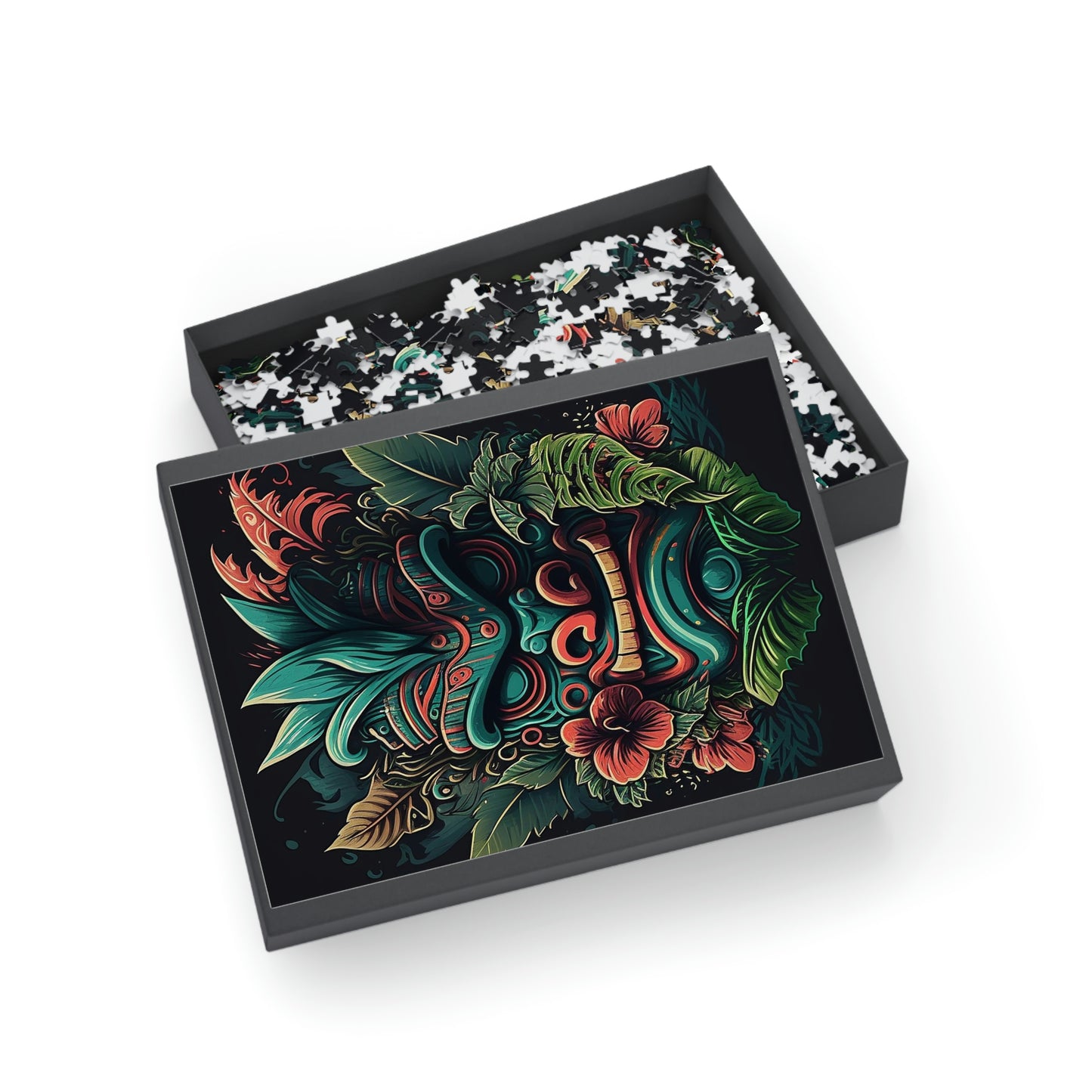 Green Tiki Puzzle (96, 252, 500, 1000-Piece)