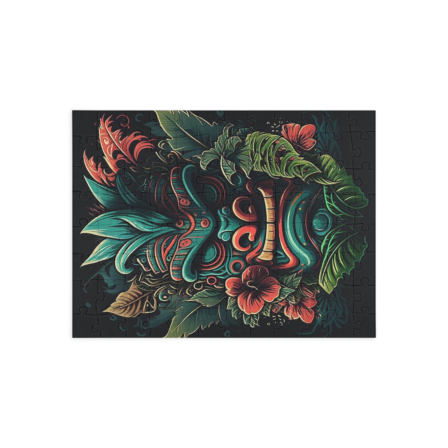 Green Tiki Puzzle (96, 252, 500, 1000-Piece)