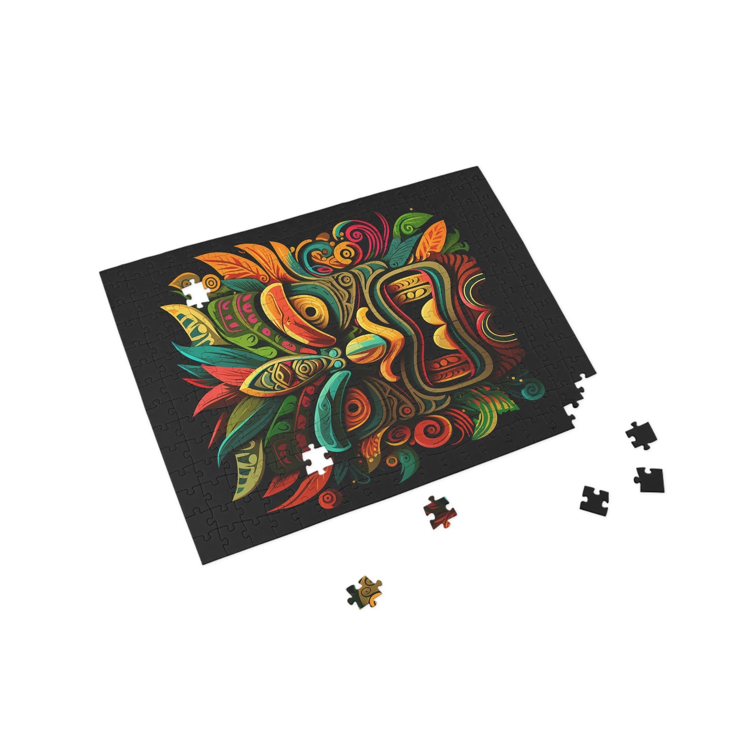 Horn Tiki Puzzle (96, 252, 500, 1000-Piece)