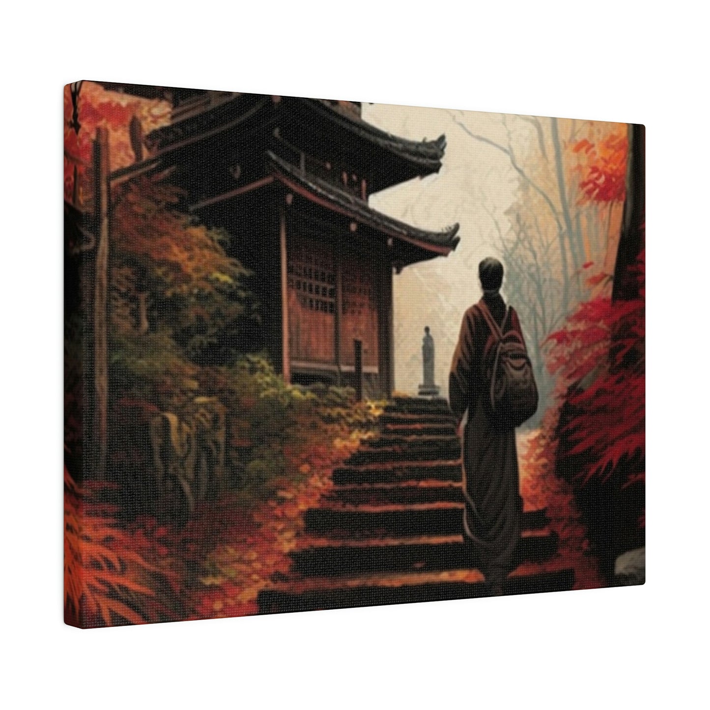 Traveler on the Steps