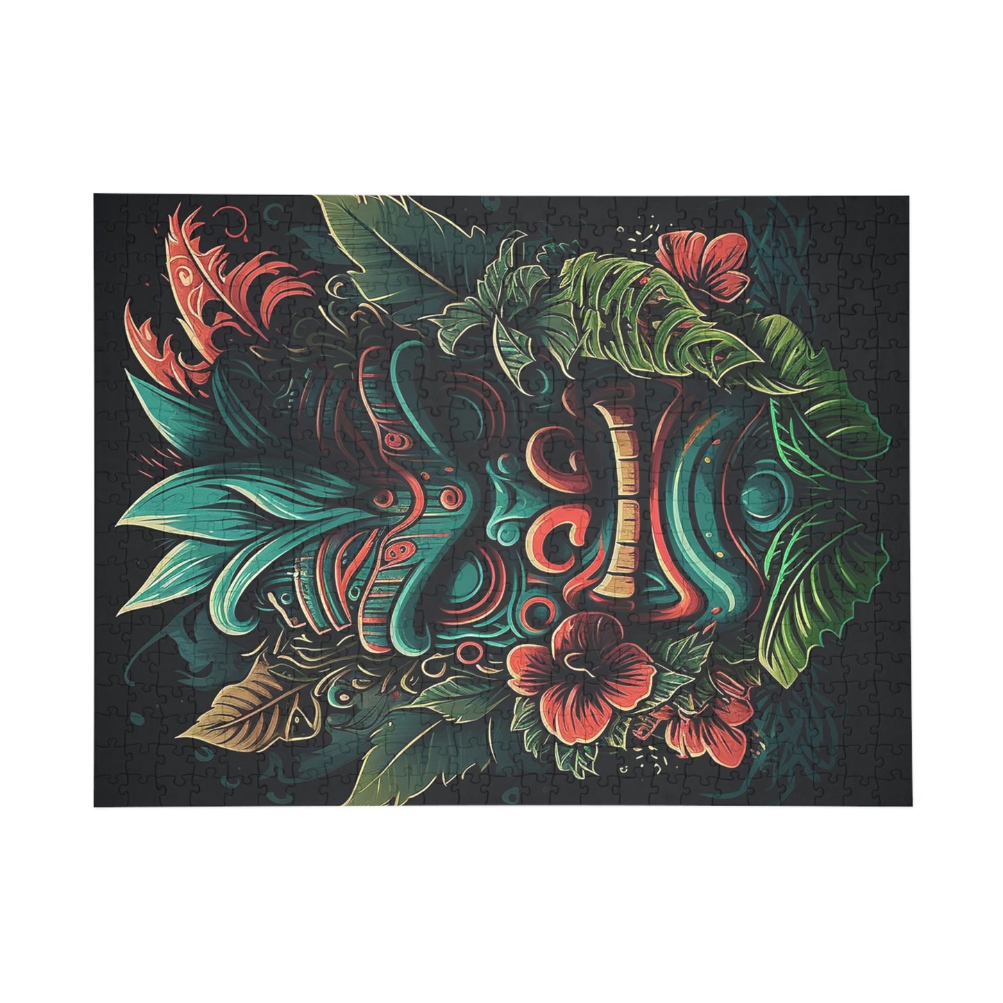 Green Tiki Puzzle (96, 252, 500, 1000-Piece)
