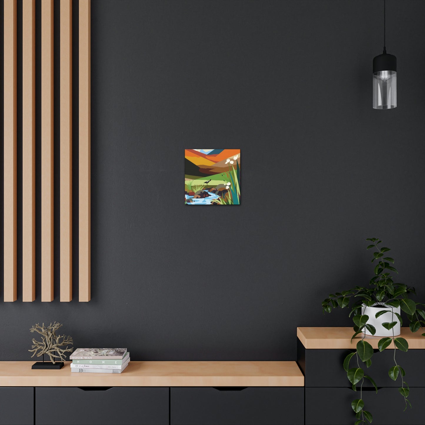 Mountain River Canvas Gallery Wraps