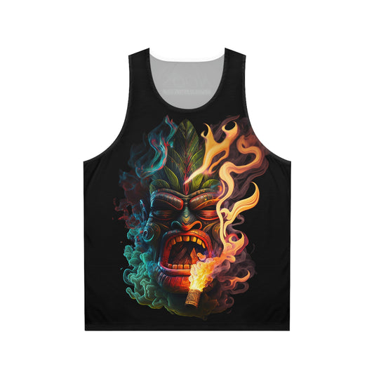 Possessed by Smoke Tiki Unisex Tank Top