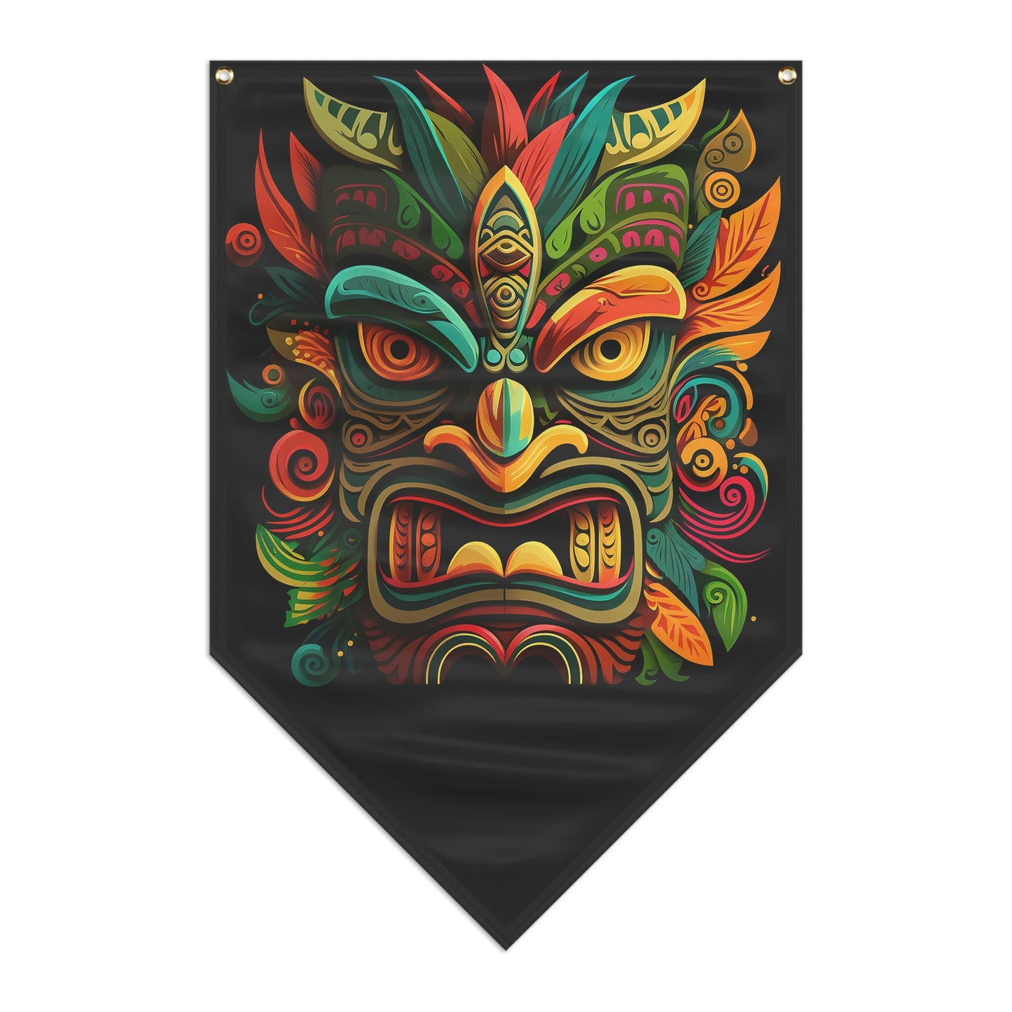 Horn Tiki Pennant Banner