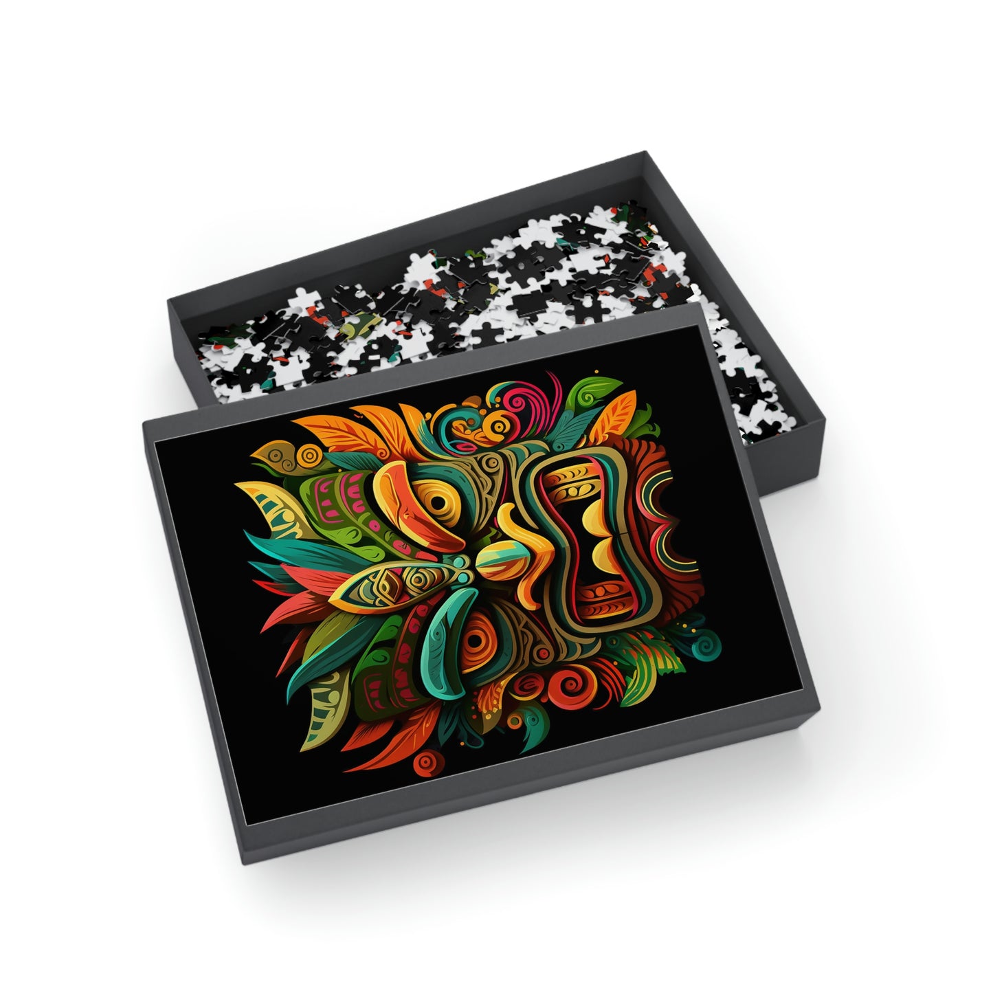 Horn Tiki Puzzle (96, 252, 500, 1000-Piece)