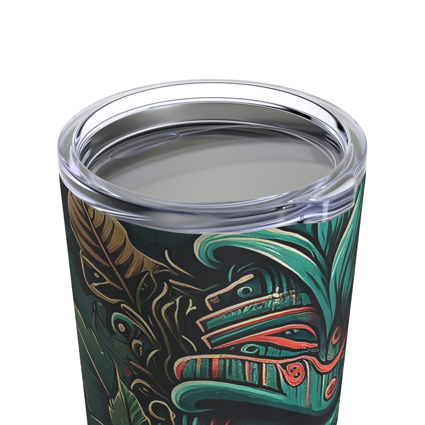 Green Tiki Tumbler 20oz