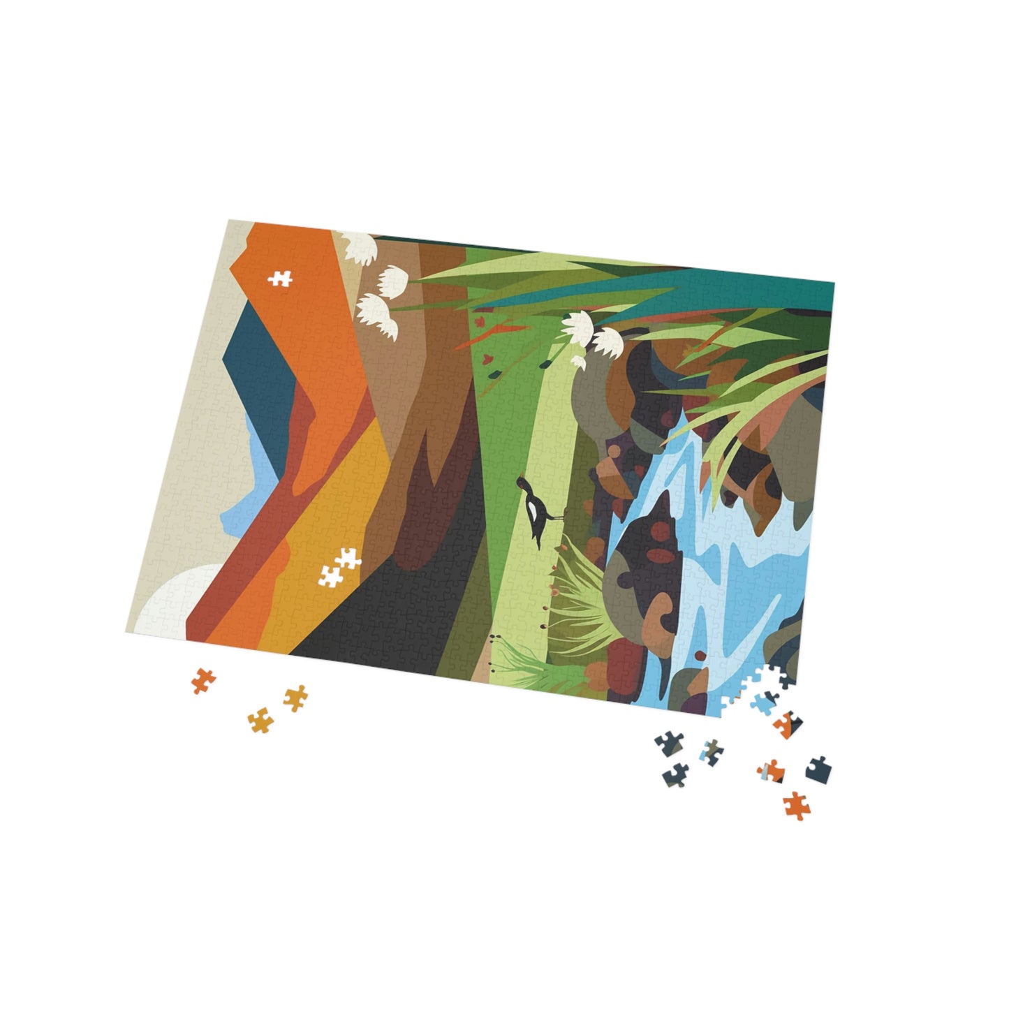 Mountain River Puzzle (96, 252, 500, 1000-Piece)