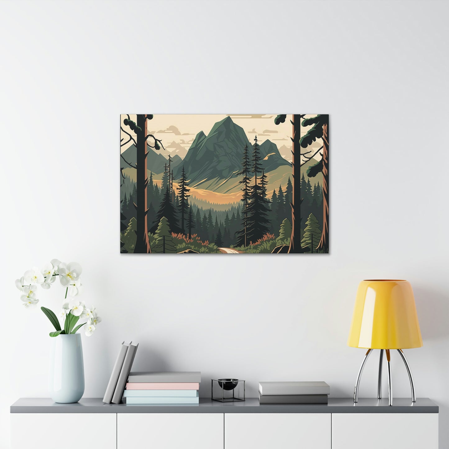 Mountain Valley Canvas Gallery Wraps