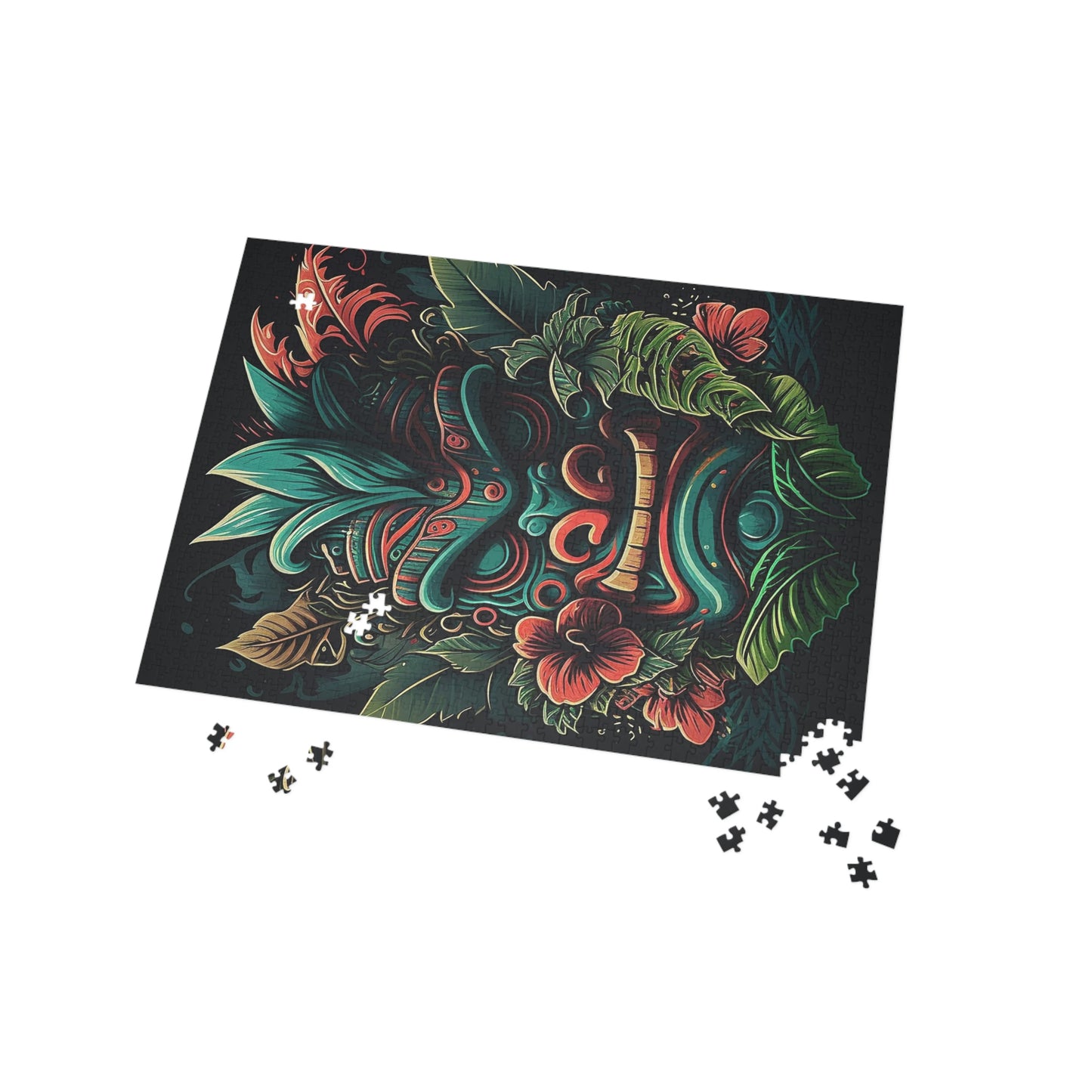 Green Tiki Puzzle (96, 252, 500, 1000-Piece)