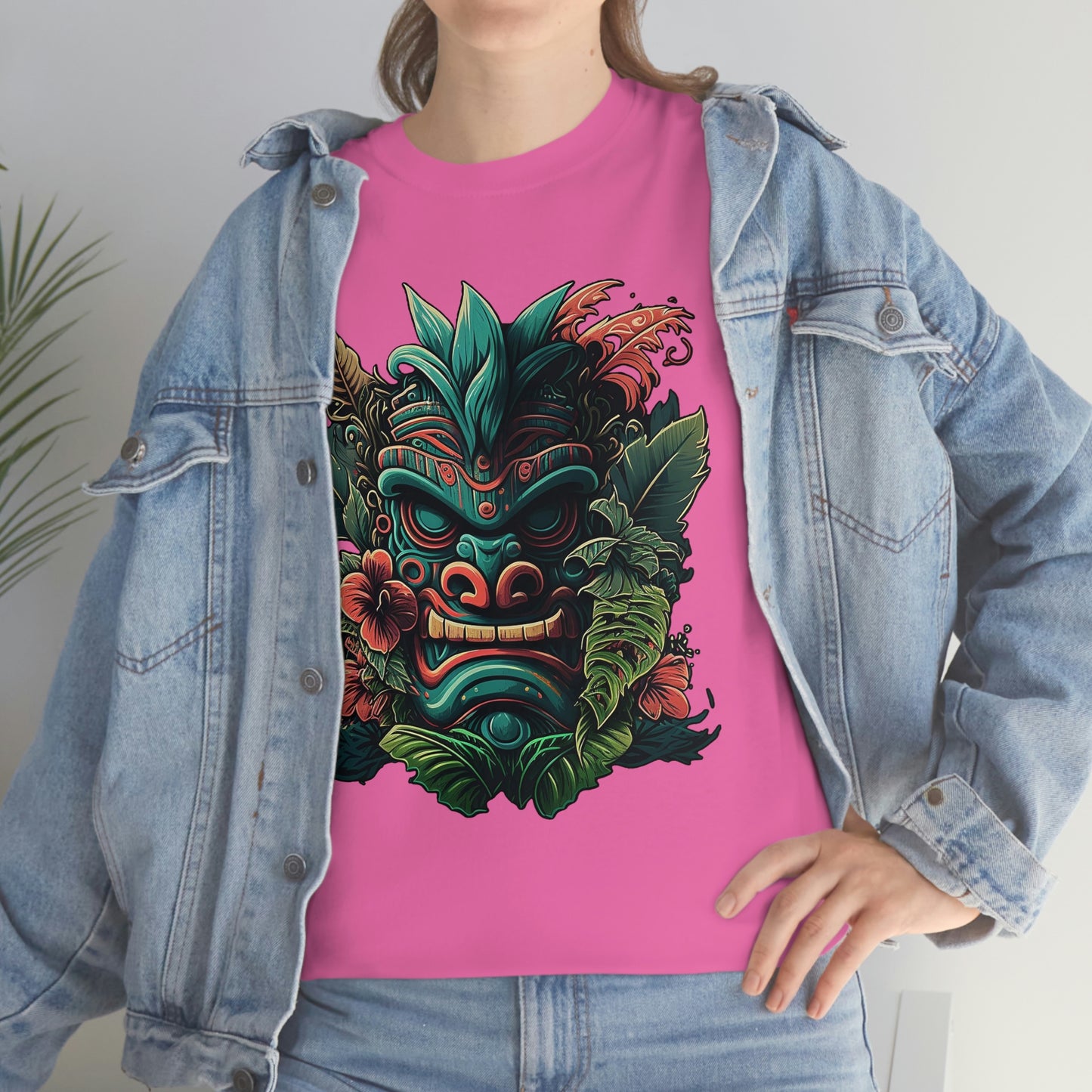 Green Tiki Unisex Heavy Cotton Tee