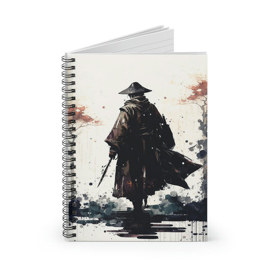 Forest Rain Watercolor Spiral Notebook - Ruled Line