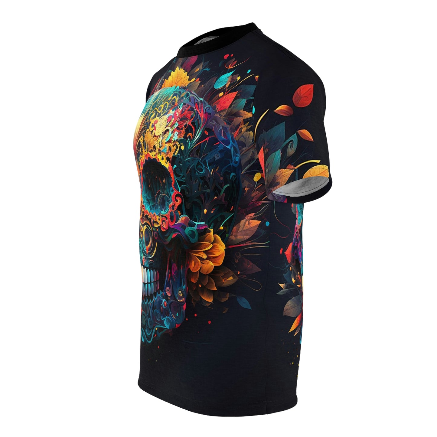 Blue Sugar Skull Unisex Tee