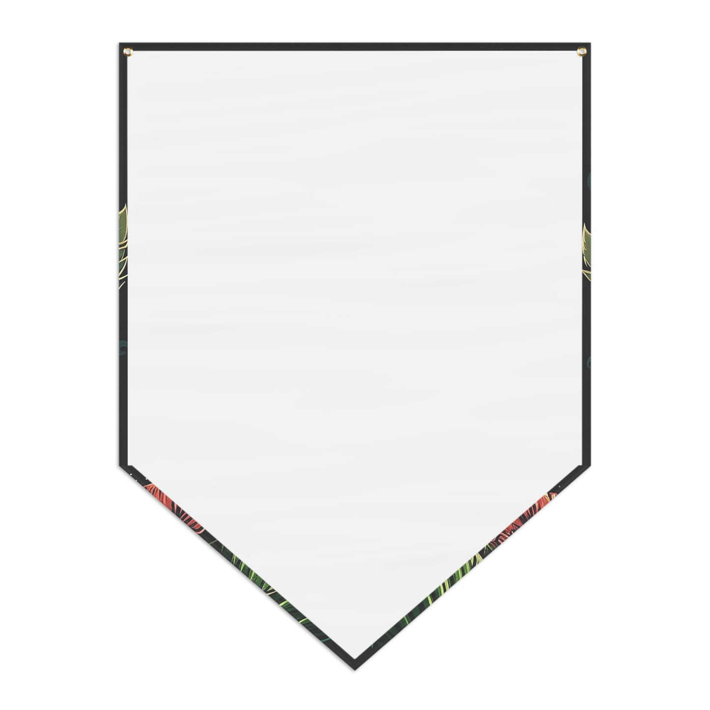 Green Tiki Pennant Banner