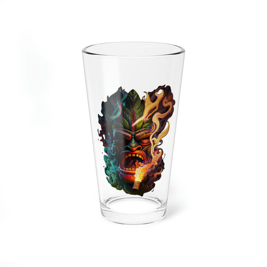 Possessed by Smoke Tiki Mixing Glass, 16oz