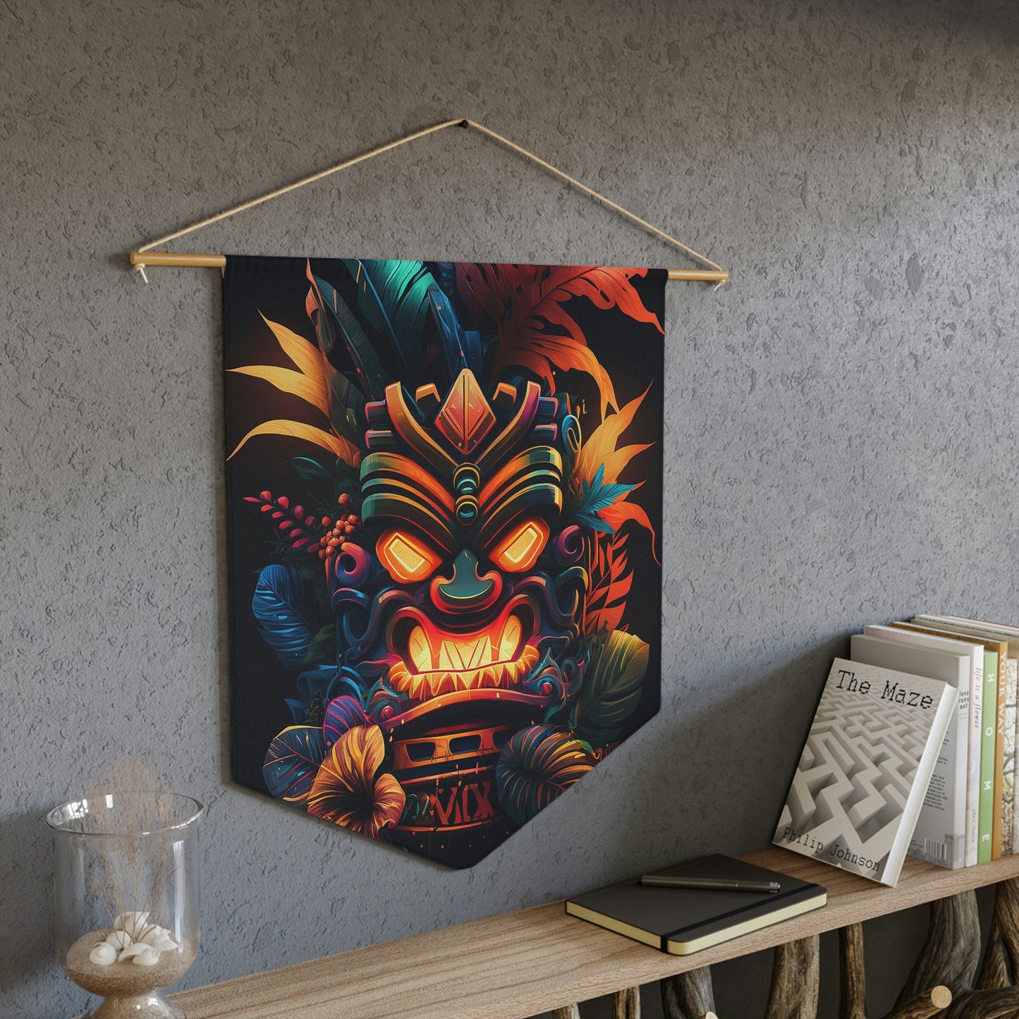 Fire Tiki Pennant