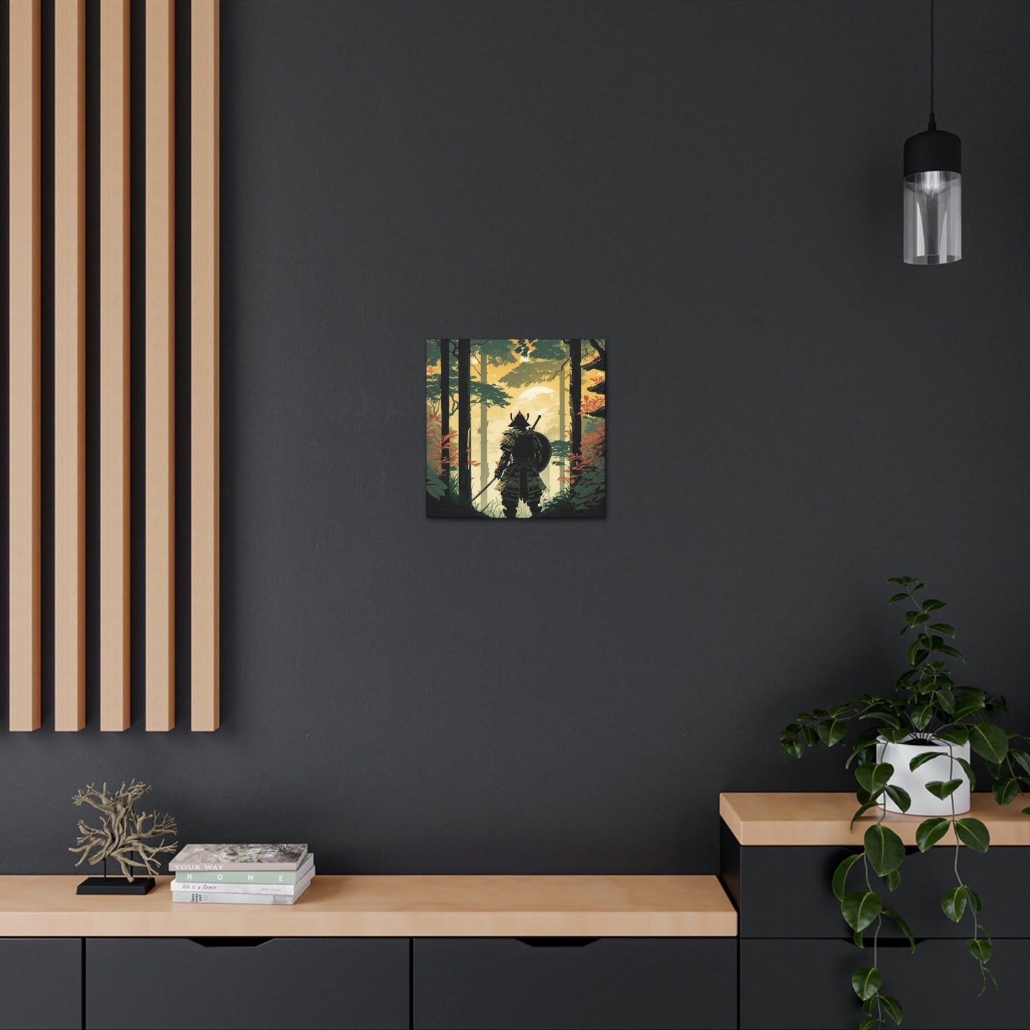 Temple Samurai Canvas Gallery Wraps