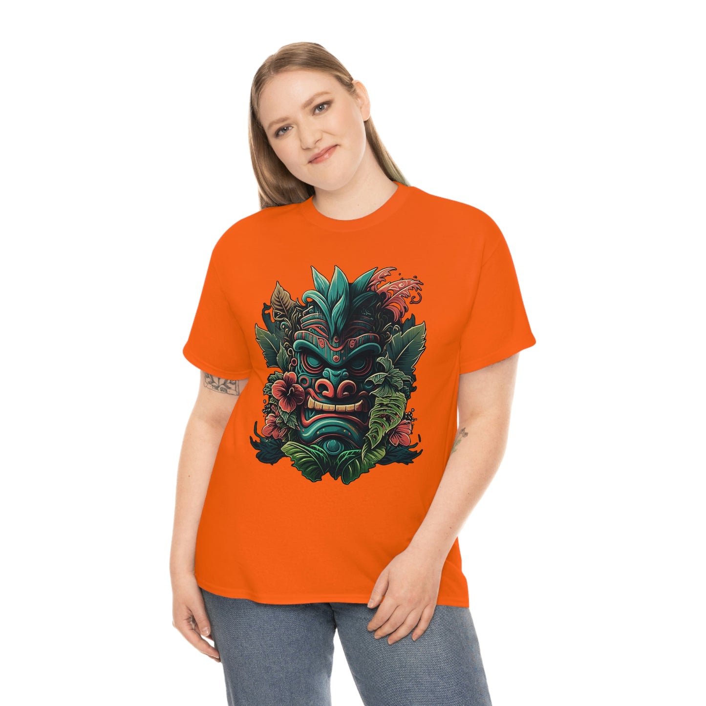 Green Tiki Unisex Heavy Cotton Tee