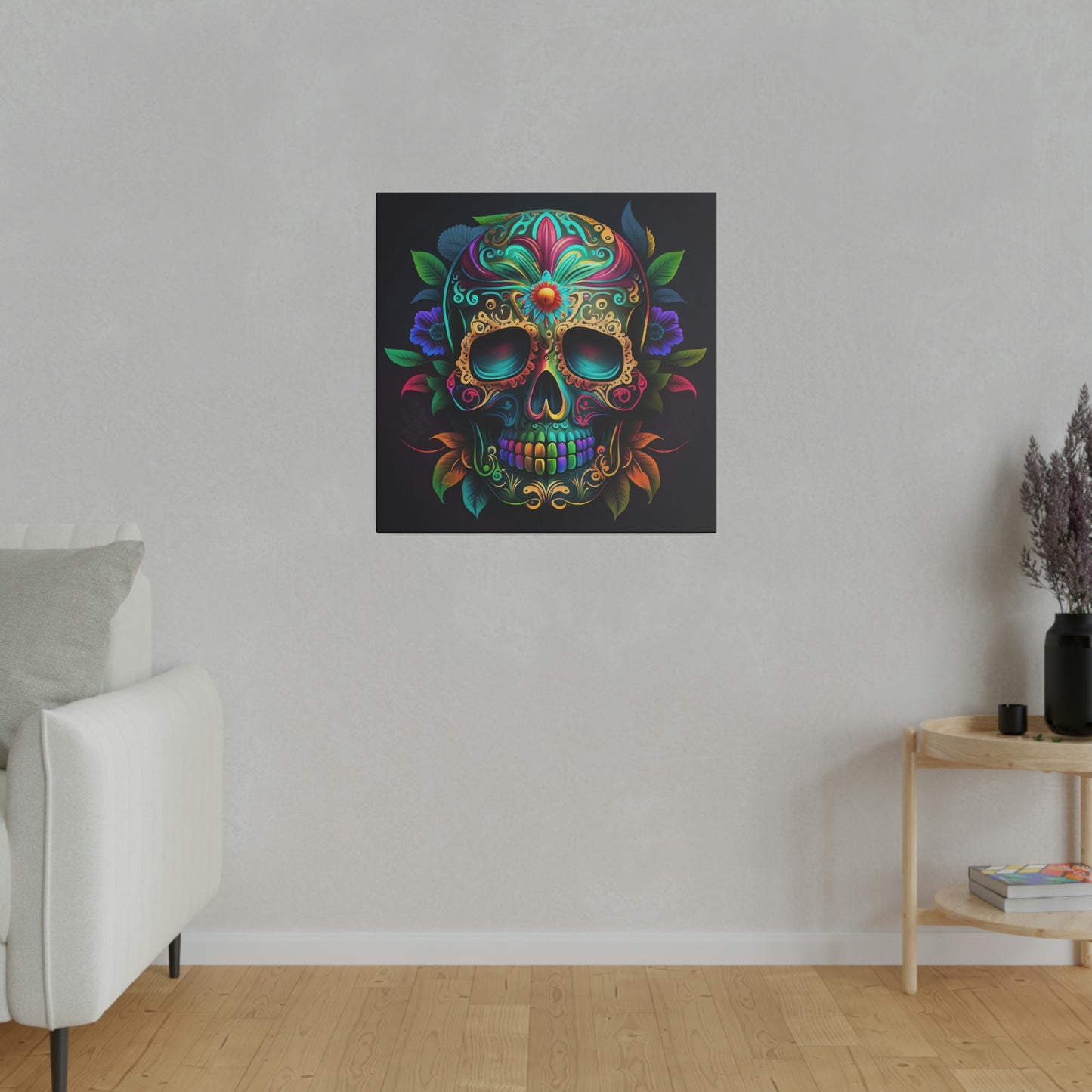 Flowered Sugar Skull