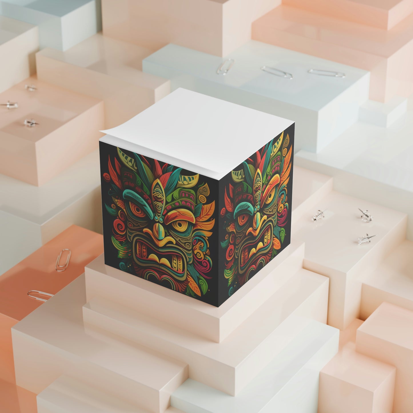Horn Tiki Note Cube