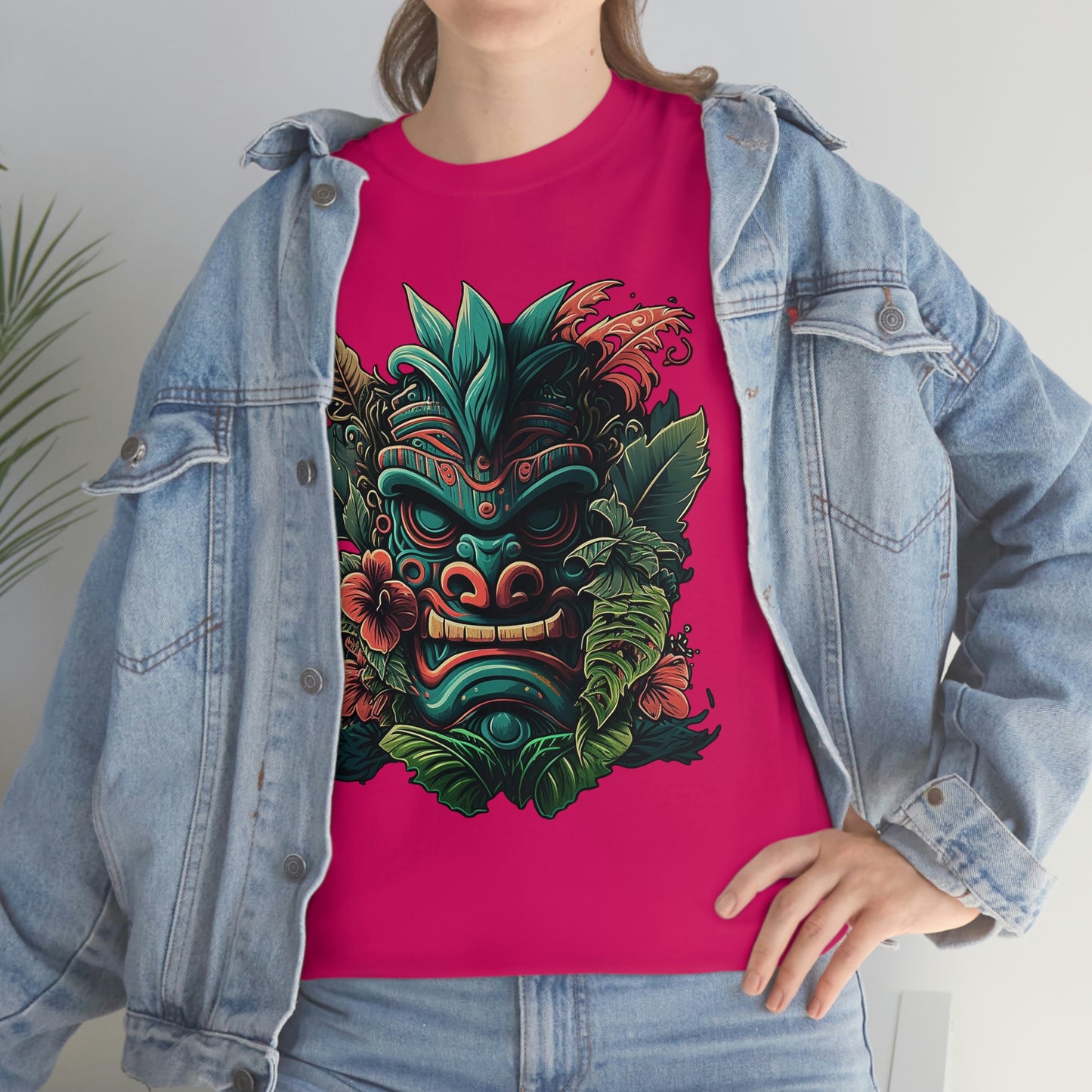 Green Tiki Unisex Heavy Cotton Tee