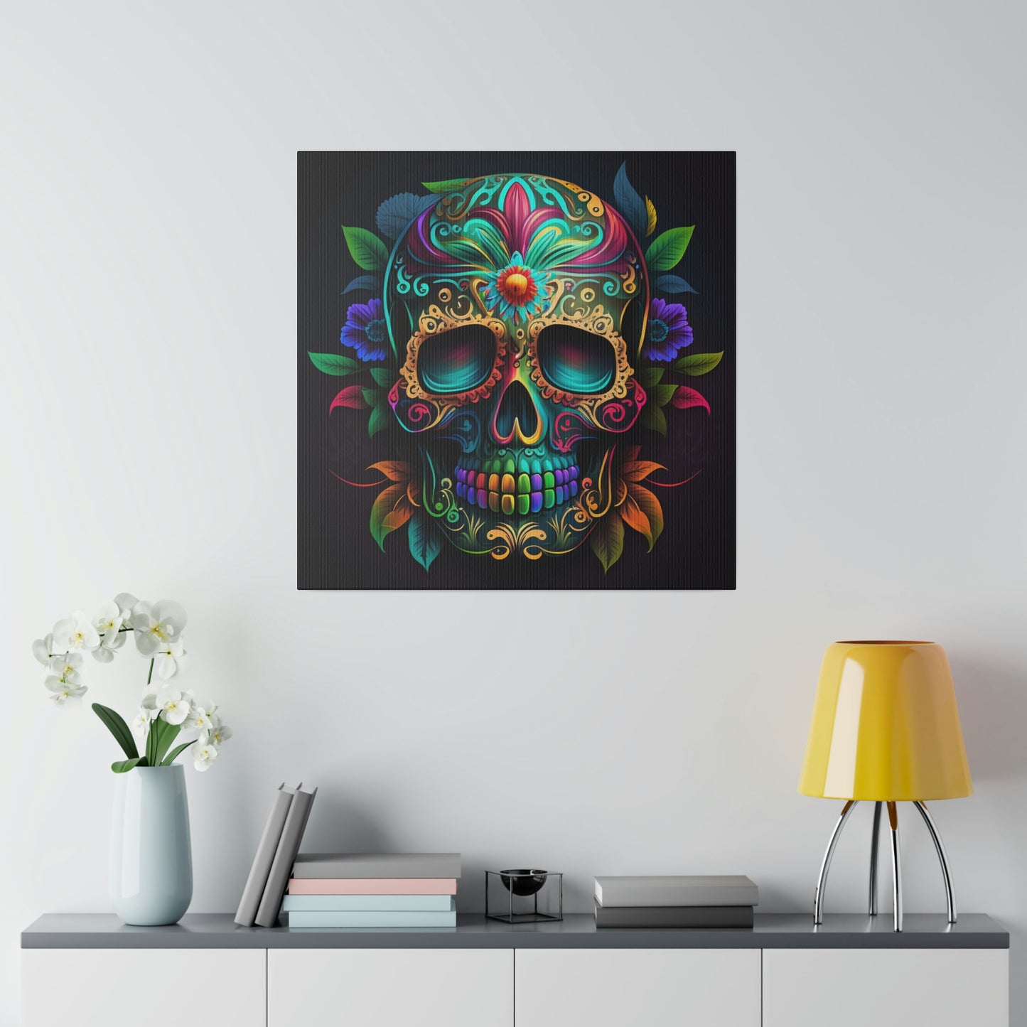 Flowered Sugar Skull