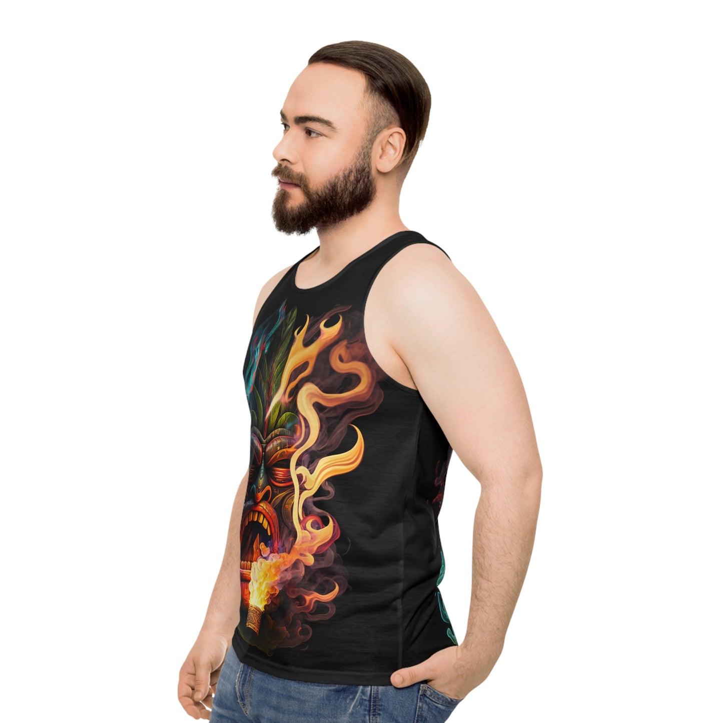 Possessed by Smoke Tiki Unisex Tank Top