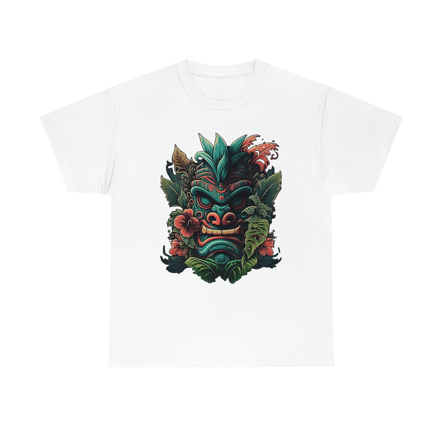 Green Tiki Unisex Heavy Cotton Tee