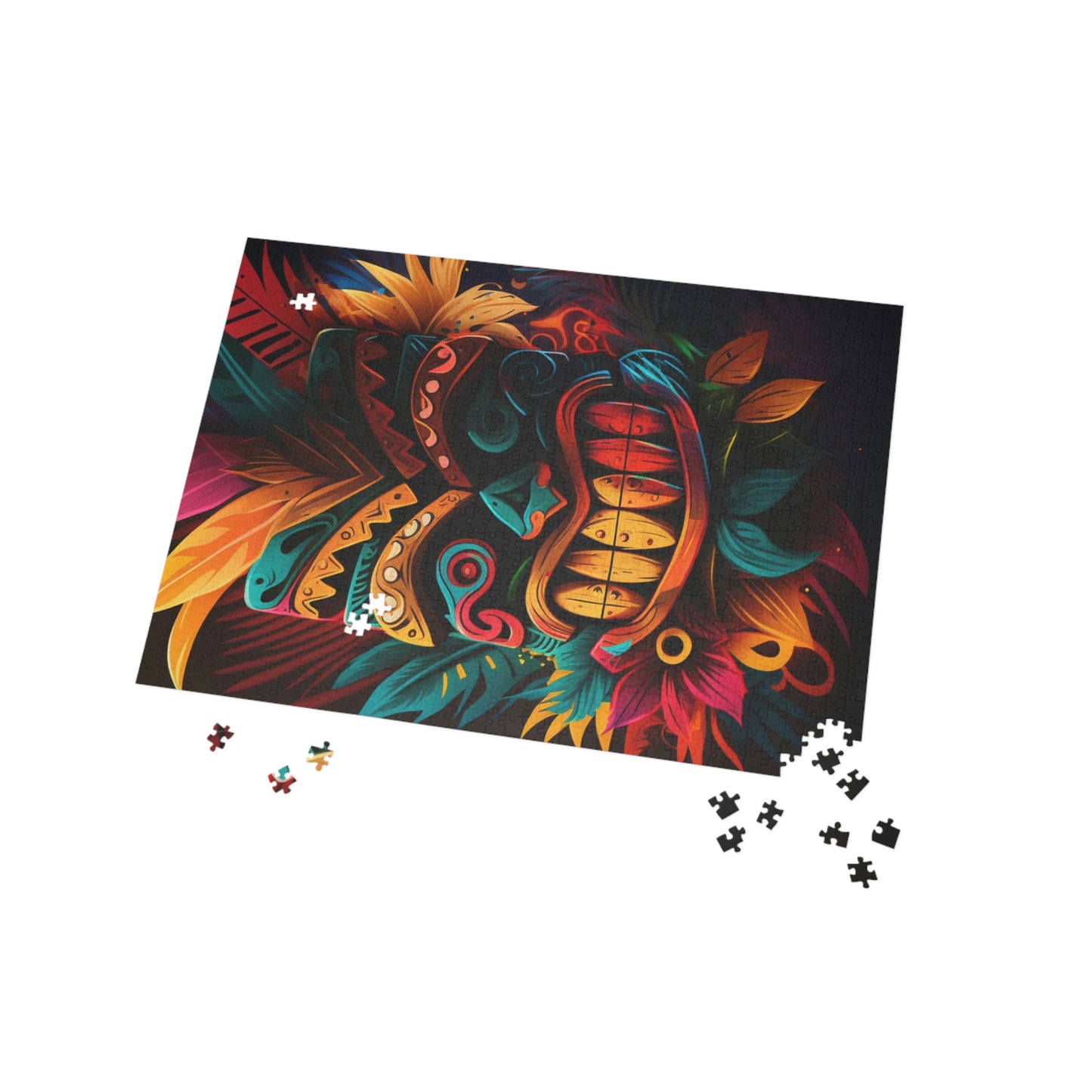 Feathered Tiki Puzzle (96, 252, 500, 1000-Piece)