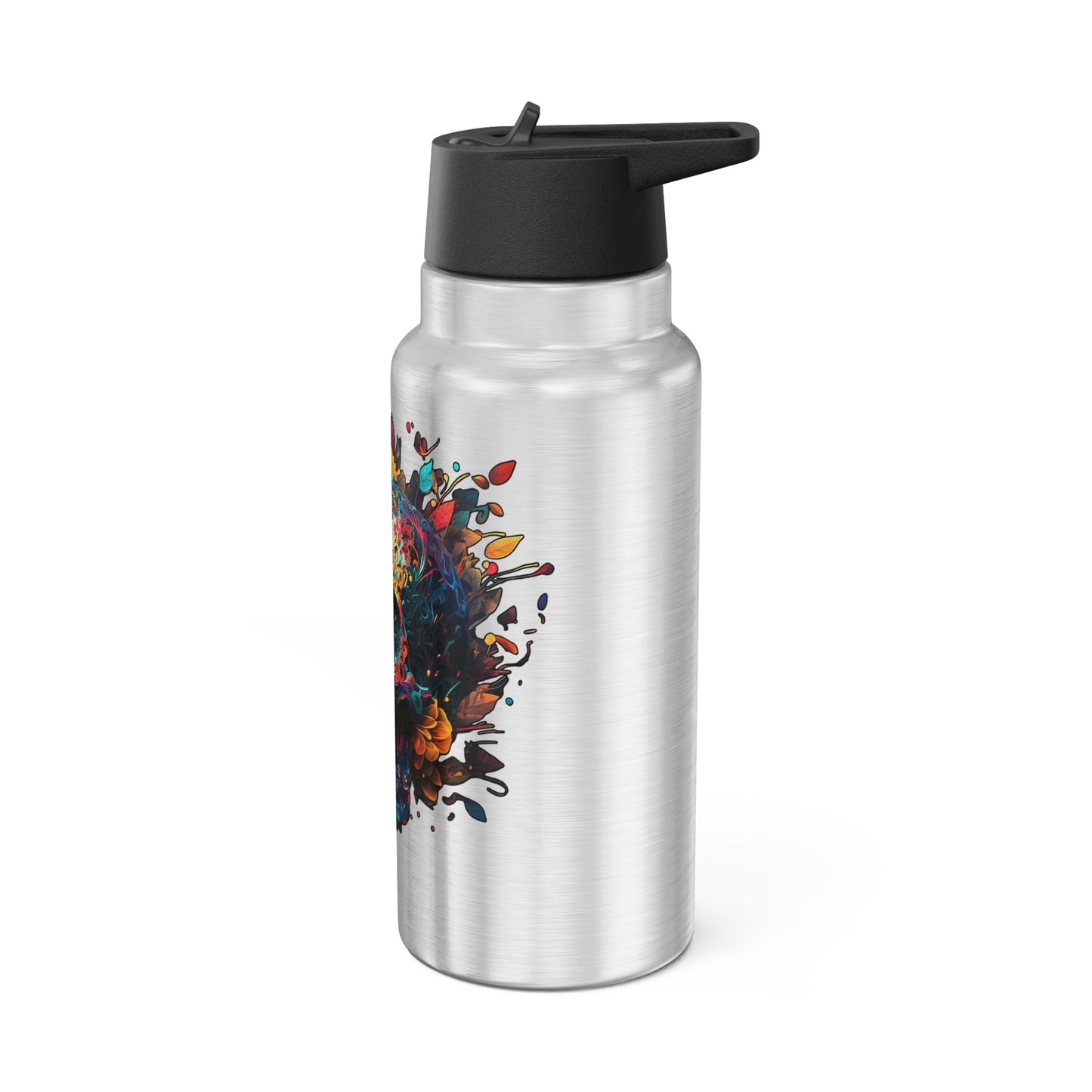 Blue Sugar Skull Gator Tumbler, 32oz