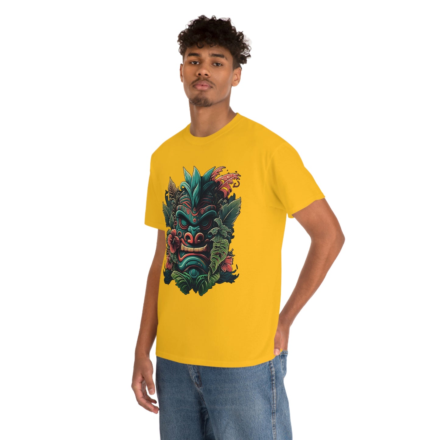 Green Tiki Unisex Heavy Cotton Tee
