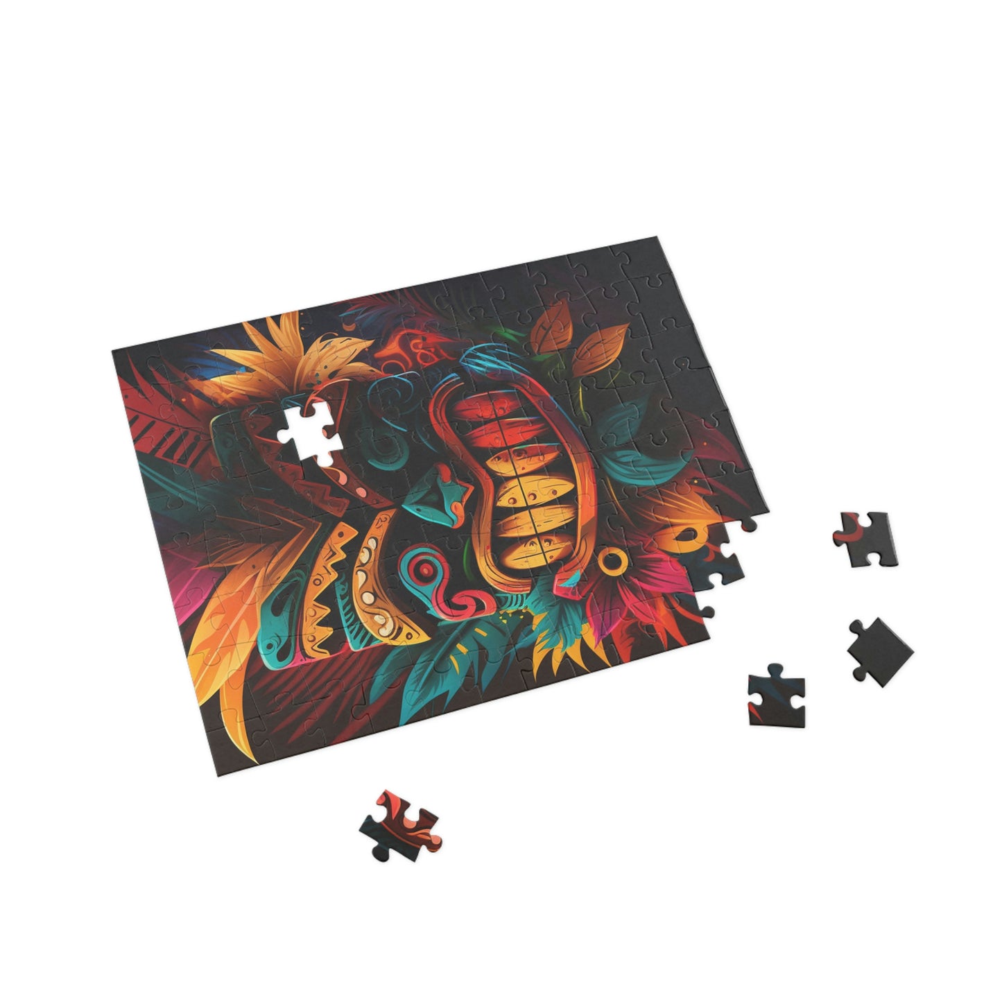 Feathered Tiki Puzzle (96, 252, 500, 1000-Piece)