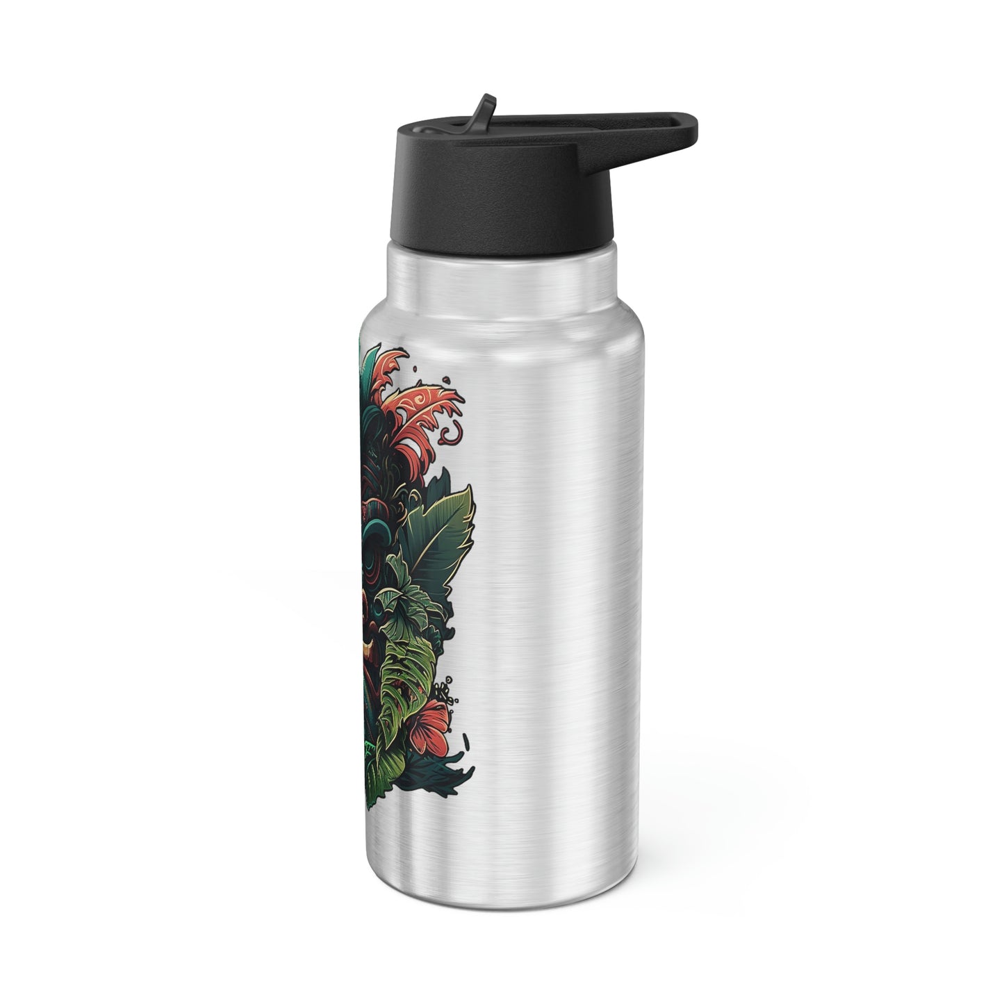 Green Tiki Gator Tumbler, 32oz