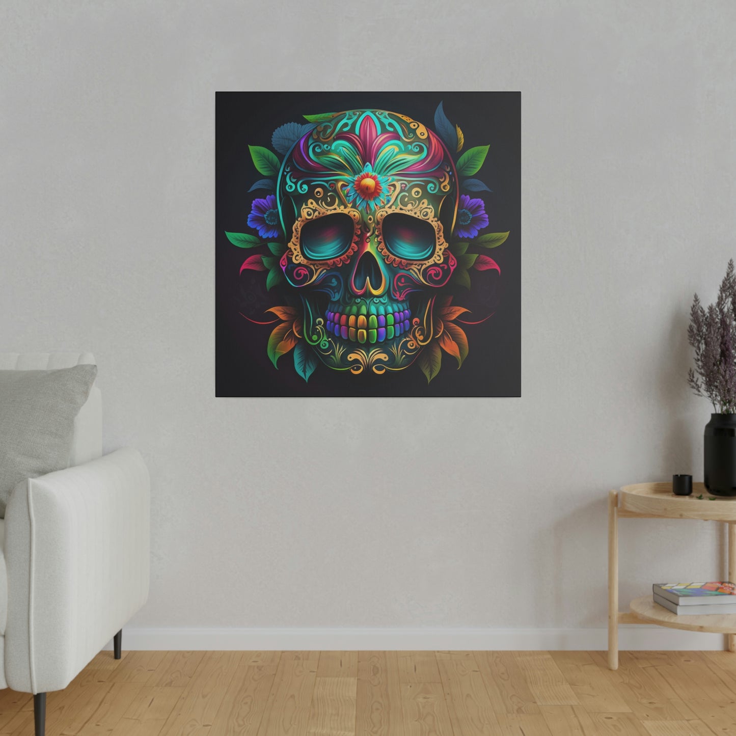 Flowered Sugar Skull