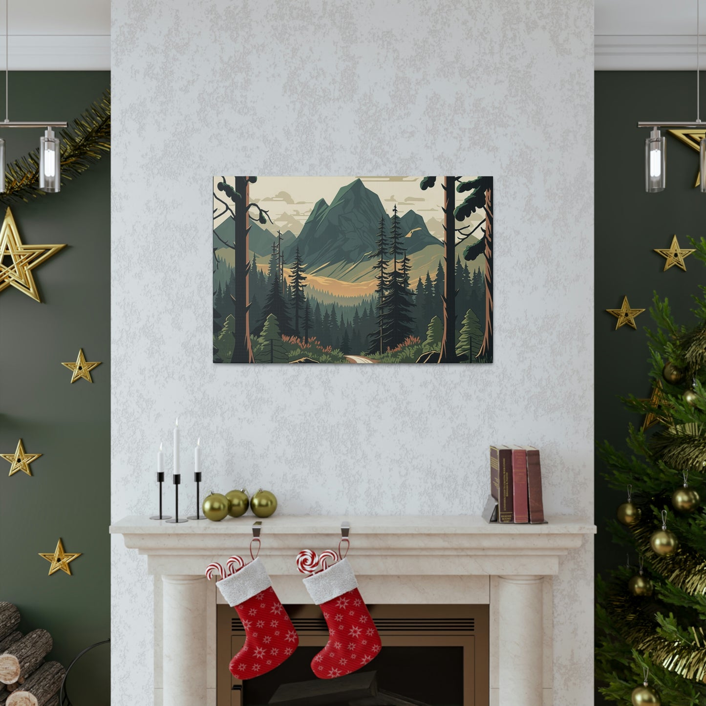 Mountain Valley Canvas Gallery Wraps