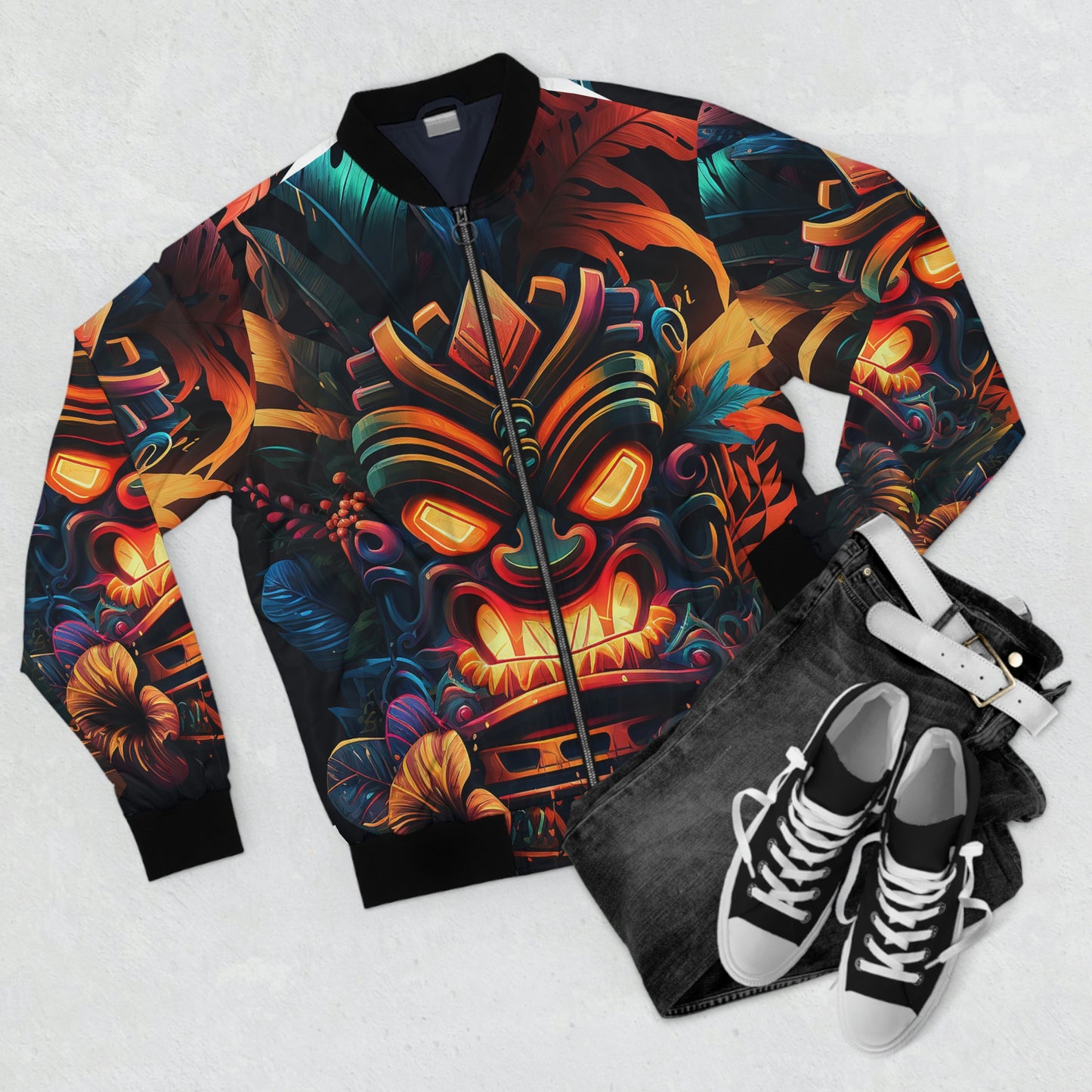 Fire Tiki Men's Bomber Jacket