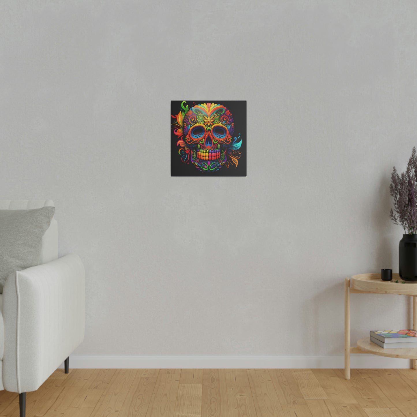 Neon Sugar Skull