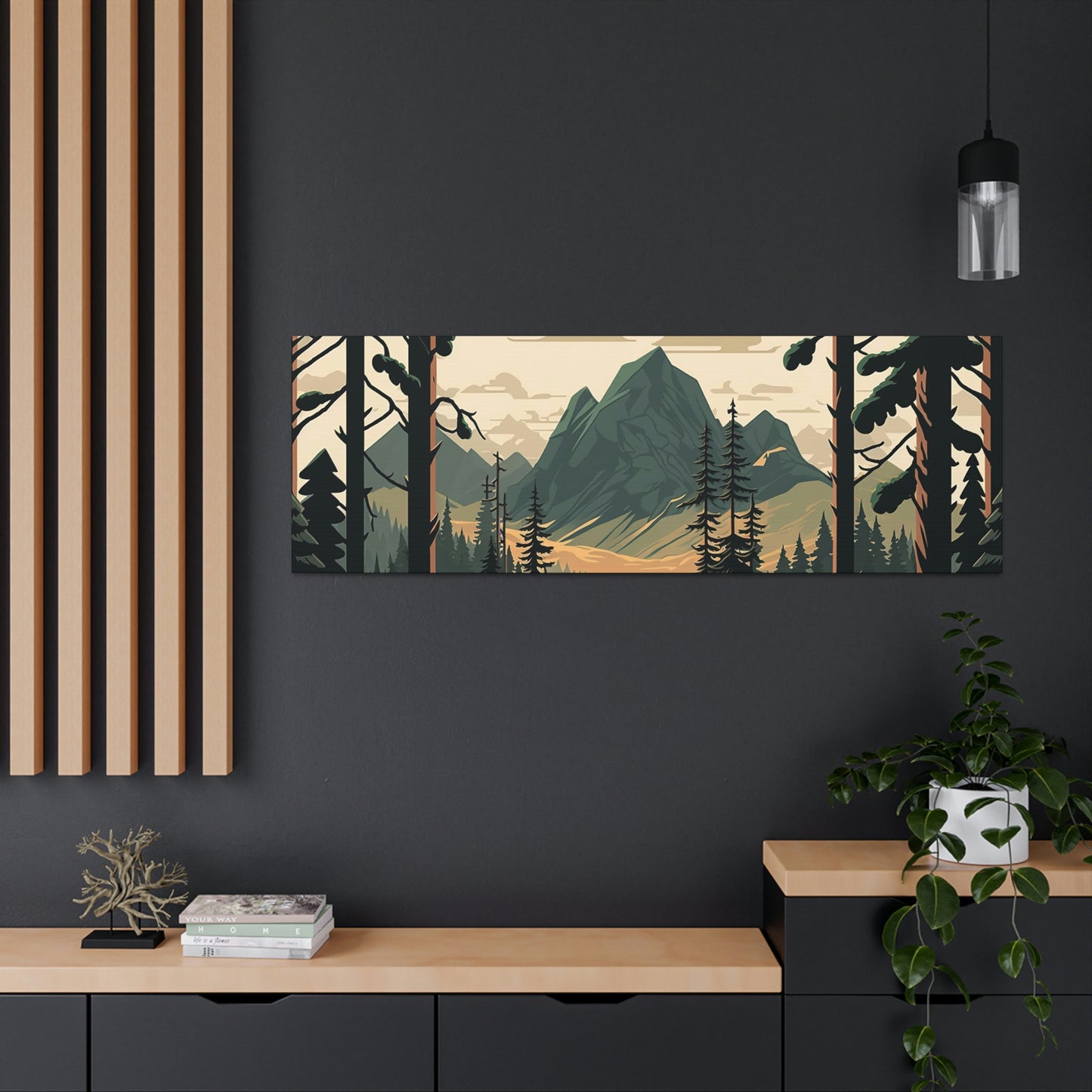 Mountain Valley Canvas Gallery Wraps