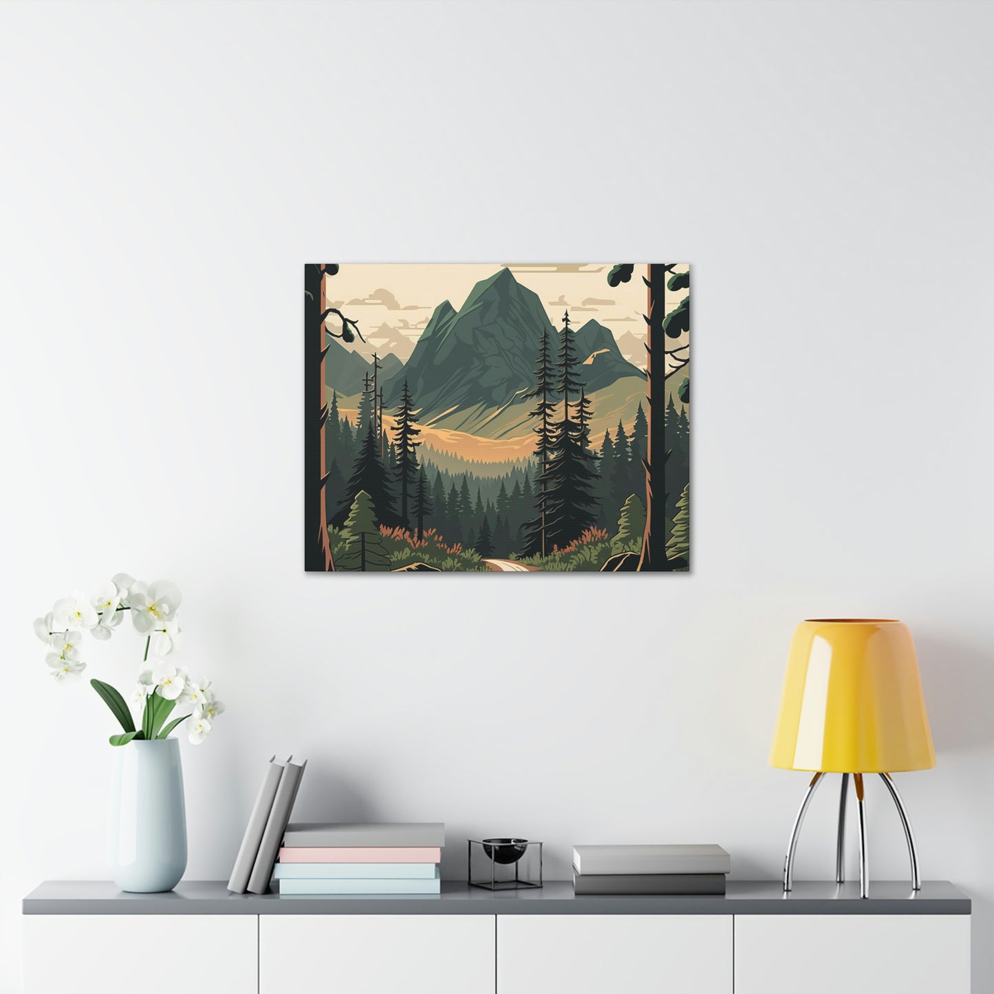 Mountain Valley Canvas Gallery Wraps