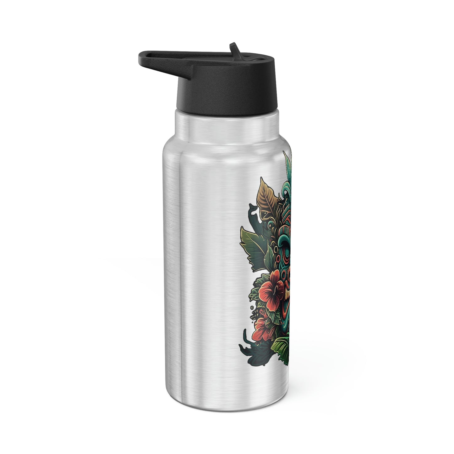 Green Tiki Gator Tumbler, 32oz