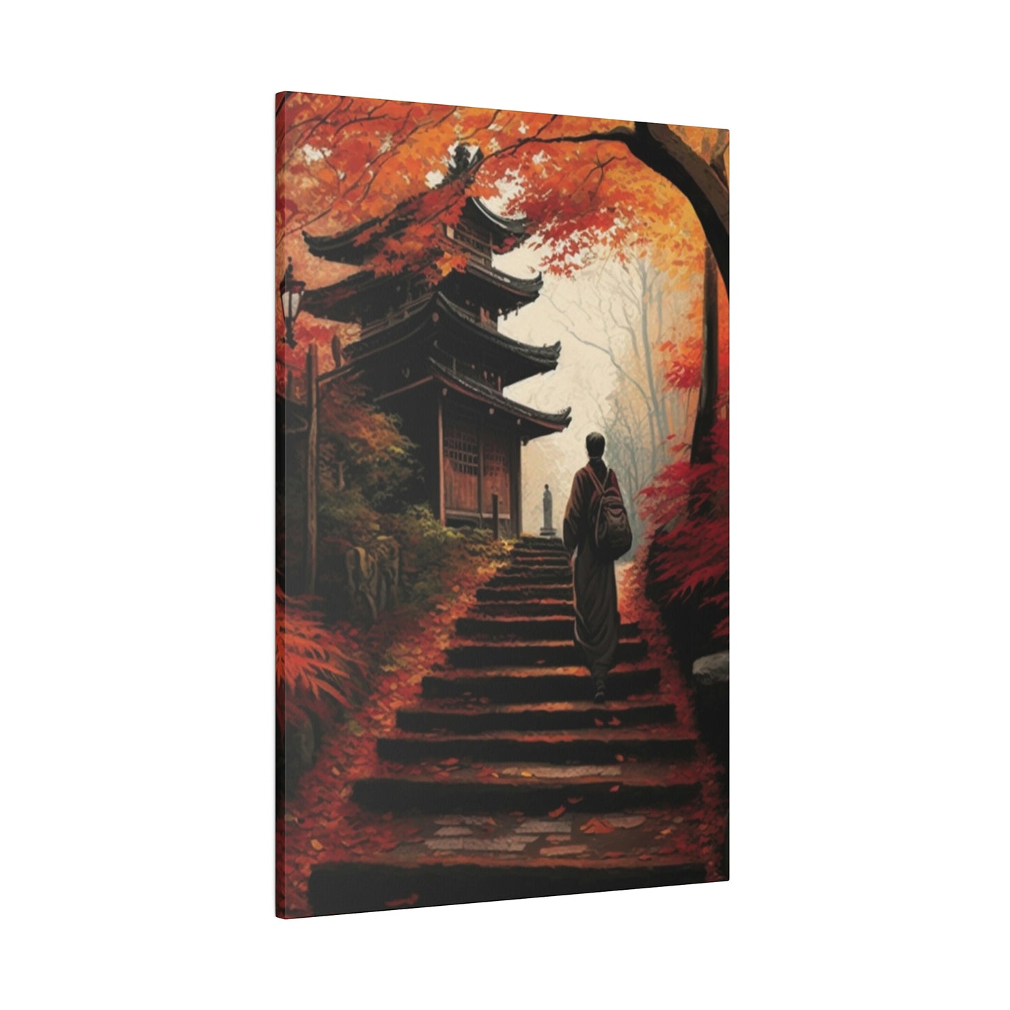 Traveler on the Steps