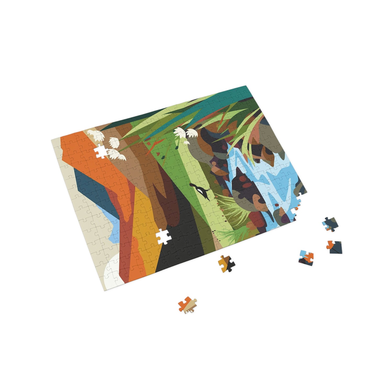 Mountain River Puzzle (96, 252, 500, 1000-Piece)
